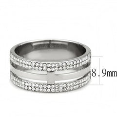Jewellery Kingdom Mens Cross Ring 9mm Band Silver Cz Stainless Steel Thumb Classy Wedding - Jewelry Rings - British D'sire
