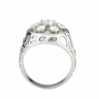 Jewellery Kingdom Mens Derby Pinky Signet Stainless Steel Cubic Zirconia Ring (Silver) - Jewelry Rings - British D'sire