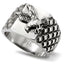 Jewellery Kingdom Mens Eagle Ring Signet Pinky Silver Stainless Steel No Stone No Tarnish - Jewelry Rings - British D'sire