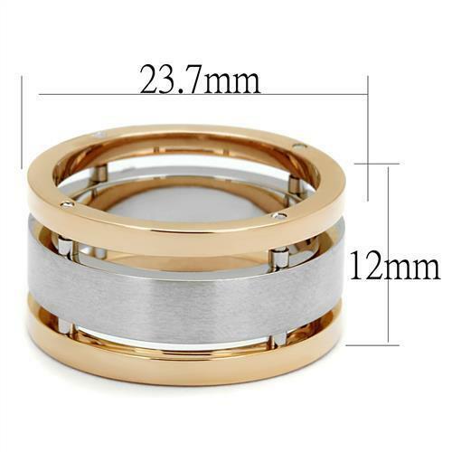 Jewellery Kingdom Mens Handmade Wedding Thumb Screw Band 12mm Ring (Gold) - Rings - British D'sire