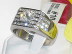 Jewellery Kingdom Mens Solitaire Accent Pinky Signet 4.40K Ring (Silver) - Rings - British D'sire