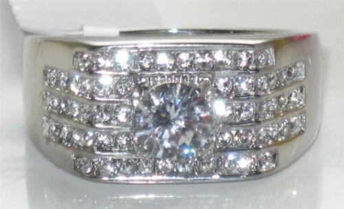 Jewellery Kingdom Mens Solitaire Accent Pinky Signet 4.40K Ring (Silver) - Rings - British D'sire