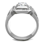 Jewellery Kingdom Mens Solitaire Accents Greek Key Pinky Signet Ring - Rings - British D'sire