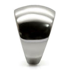 Jewellery Kingdom No Stone Dome Stainless Steel Chunky Highly Polished Ladies Ring (Silver) - Jewelry Rings - British D'sire