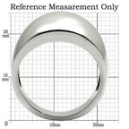 Jewellery Kingdom No Stone Dome Stainless Steel Chunky Highly Polished Ladies Ring (Silver) - Jewelry Rings - British D'sire