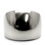 Jewellery Kingdom No Stone Dome Stainless Steel Chunky Highly Polished Ladies Ring (Silver) - Jewelry Rings - British D'sire
