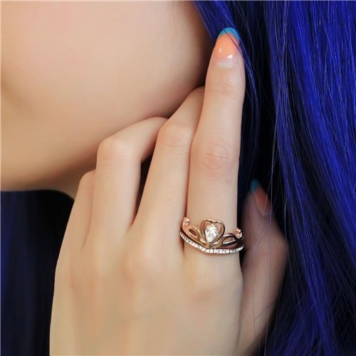 Jewellery Kingdom Pear Cz Wedding Engagement Band Ladies 1 Carat All Sizes Ring Set (Rose Gold) - Jewelry Rings - British D'sire