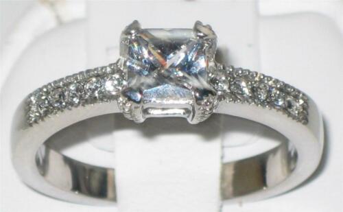 Jewellery Kingdom Princess Cubic Zirconia Stainless Steel 1.5 Carat Elegant Engagement Ring Secondary image
