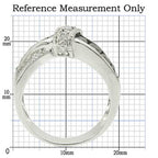 Jewellery Kingdom Princess Cut Cz Black Crossover Silver Ring - Jewelry Rings - British D'sire