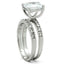 Jewellery Kingdom Princess Set Wedding Engagement Cz 2pcs 3 Carat Band Ladies Sparkling Ring - Jewelry Rings - British D'sire