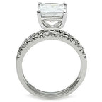 Jewellery Kingdom Princess Set Wedding Engagement Cz 2pcs 3 Carat Band Ladies Sparkling Ring - Jewelry Rings - British D'sire