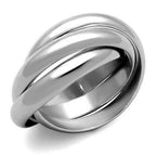 Jewellery Kingdom Russian Wedding Band No Stone Interlocking Ladies Ring - Rings - British D'sire