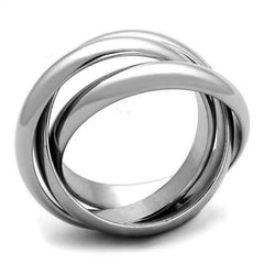 Jewellery Kingdom Russian Wedding Band No Stone Interlocking Ladies Ring - Rings - British D'sire