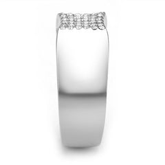 Jewellery Kingdom Signet Pinky Thumb Cubic Zirconia Men's Wedding Ring (Silver) - Jewelry Rings - British D'sire