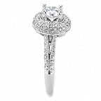 Jewellery Kingdom Solitaire Accents 1.50 CT Silver Rhodium Ladies Cubic Zirconia Engagement Ring - Jewelry Rings - British D'sire