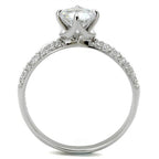 Jewellery Kingdom Solitaire Accents Cubic Zirconia 2 CT Engagement Sterling Silver Ladies Ring - Jewelry Rings - British D'sire