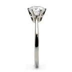 Jewellery Kingdom Solitaire Engagement 2 Carat Stainless Steel Realistic Ladies Elegant Ring - Jewelry Rings - British D'sire