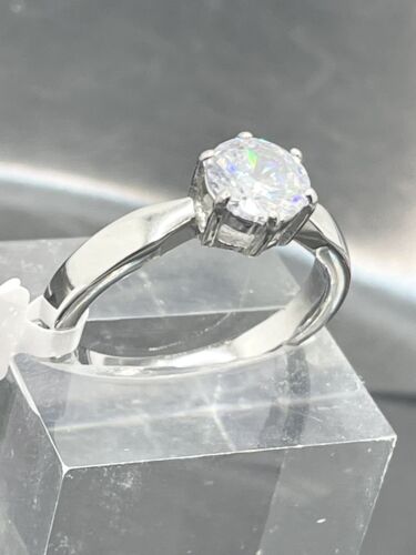 Jewellery Kingdom Solitaire Engagement Cubic Zirconia 2 Carat Ring (Silver) - Jewelry Rings - British D'sire
