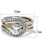 Jewellery Kingdom Solitaire Guard Engagement Set Ring (Gold) - Engagement Rings - British D'sire