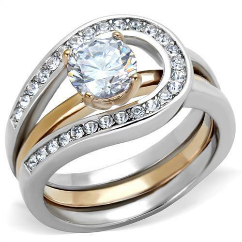 Jewellery Kingdom Solitaire Guard Engagement Set Ring (Gold) - Engagement Rings - British D'sire Main image