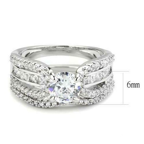 Jewellery Kingdom Solitaire Guard Set Simulated Diamond Wedding or Engagement Ring - Jewelry Rings - British D'sire