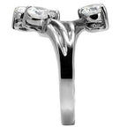 Jewellery Kingdom Solitaires Cubic Zirconia Ladies Silver Ring - Jewelry Rings - British D'sire