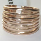 Jewellery Kingdom Stainless Steel Dome Chunky Ring (Rose gold) - Jewelry Rings - British D'sire