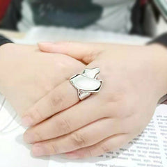 Jewellery Kingdom Stainless Steel Ladies Silver Ring Band - Jewelry Rings - British D'sire