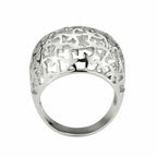 Jewellery Kingdom Starfish Silver No Stone Stainless Steel Cocktail Chunky Ladies Dome Ring - Jewelry Rings - British D'sire