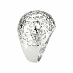 Jewellery Kingdom Starfish Silver No Stone Stainless Steel Cocktail Chunky Ladies Dome Ring - Jewelry Rings - British D'sire