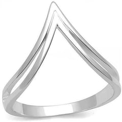 Jewellery Kingdom Sterling 925 Handmade No Stone Highly Polished Ladies Wishbone Ring (Silver) - Jewelry Rings - British D'sire