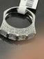 Jewellery Kingdom Sterling Silver Band Princess Cut Simulated Diamonds Ring - Jewelry Rings - British D'sire