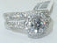 Jewellery Kingdom Sterling Silver Cubic Zirconia Micro Pave 2CT Ladies Engagement Wedding Ring Set Band - Jewelry Rings - British D'sire