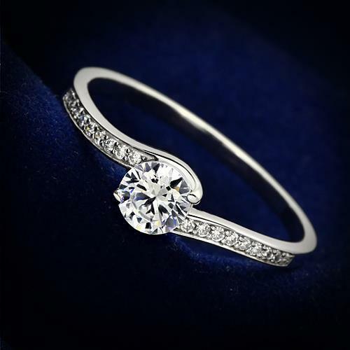 Jewellery Kingdom Sterling Silver 925 Accents Elegant Ladies Engagement Ring Secondary image