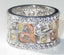 Jewellery Kingdom Sterling Silver Rose Gold Cubic Zirconia Ladies Silver Band Ring - Jewelry Rings - British D'sire