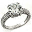 Jewellery Kingdom Sterling Silver Solitaire Accents Lab Created 2.80 Carat Engagement Ring - Jewelry Rings - British D'sire