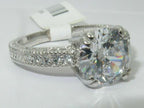 Jewellery Kingdom Sterling Silver Solitaire Accents Lab Created 2.80 Carat Engagement Ring - Jewelry Rings - British D'sire