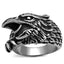 Jewellery Kingdom Thumb Signet Pinky No Stone Stainless Steel Silver Mens Eagle Ring Band - Rings - British D'sire