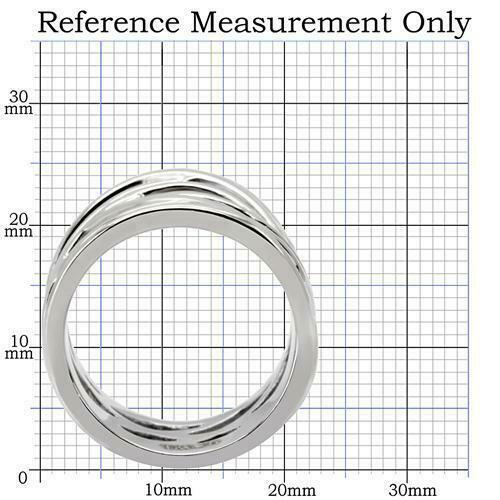 Jewellery Kingdom Wide Stainless Steel Ladies Silver Ring Band (Silver) - Rings - British D'sire