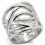 Jewellery Kingdom Wide Stainless Steel Ladies Silver Ring Band (Silver) - Rings - British D'sire