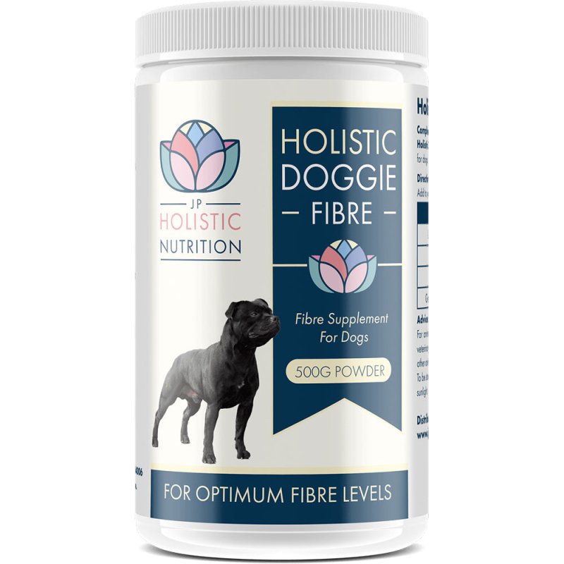 JP Holistic Doggie Fibre supplement for dogs 500g Powdered| Vet Approved - Pet Supplies - British D'sire