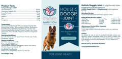 JP Holistic Doggie Joint with Boswellia Natural Joint Supplement For Dogs | Vet Approved - Pet Supplies - British D'sire