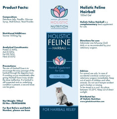 JP Holistic Feline Hairball Removal - Pet Supplies - British D'sire
