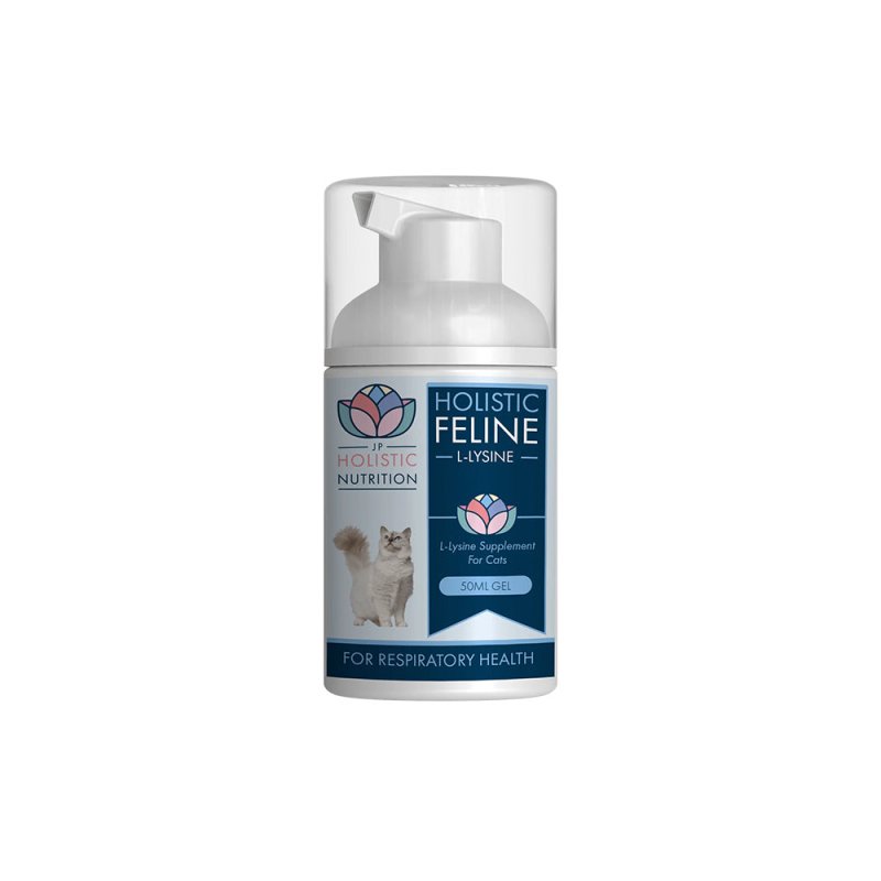 JP Holistic Feline L-Lysine Respiratory Health Supplement for Cats - Pet Supplies - British D'sire