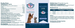 JP Holistic Liver supplement for Cats and Dogs 90 Capsules - Pet Supplies - British D'sire