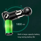 K515 Mini Fascia Gun Fitness Relax Muscle Massage Gun LCD Version 32 Gears Black - Relax Muscle Massage Gun - British D'sire