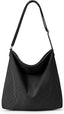 KALIDI Women's Thickened Corduroy Tote Bag with Zip Waterproof Shoulder Bag with Pockets Casual Crossbody Handbags with Adjustable Shoulder Straps for School, College, Work - British D'sire