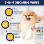 KIVEMA Dog Towels for Wet Fur and Muddy Paws. A roll of Non–Woven Thick Cloth Clean Dog Towel. for Dog, Cat and Puppies. (Dry roll 50 Units)… - Cleaning Gloves & Cloths & Sets - British D'sire