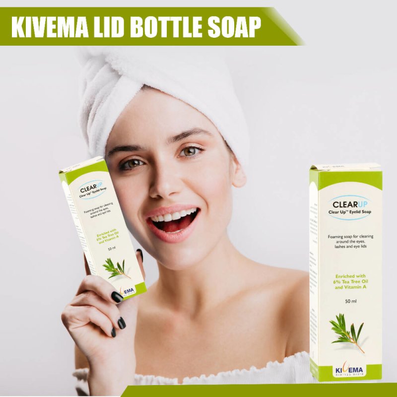 KIVEMA Foaming Eyelid Wash - Specially Formulated - Eyelid Cleanser for Irritated Eyes - Eyes Care - British D'sire