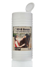 KIVEMA Horses Cleaning Gentle Wipes - Pack of 100 Horse Gentle Wipes Ideal for Sensitive Areas Like Ears, Eyes | Removes Dirt, Grime and Odor (100)… - Cleaning Gloves & Cloths & Sets - British D'sire